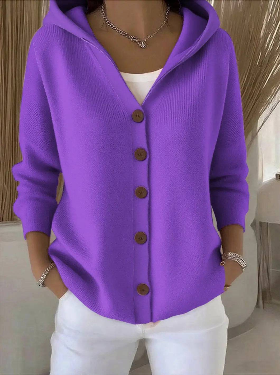Natalie | Relaxed Hooded Cardigan
