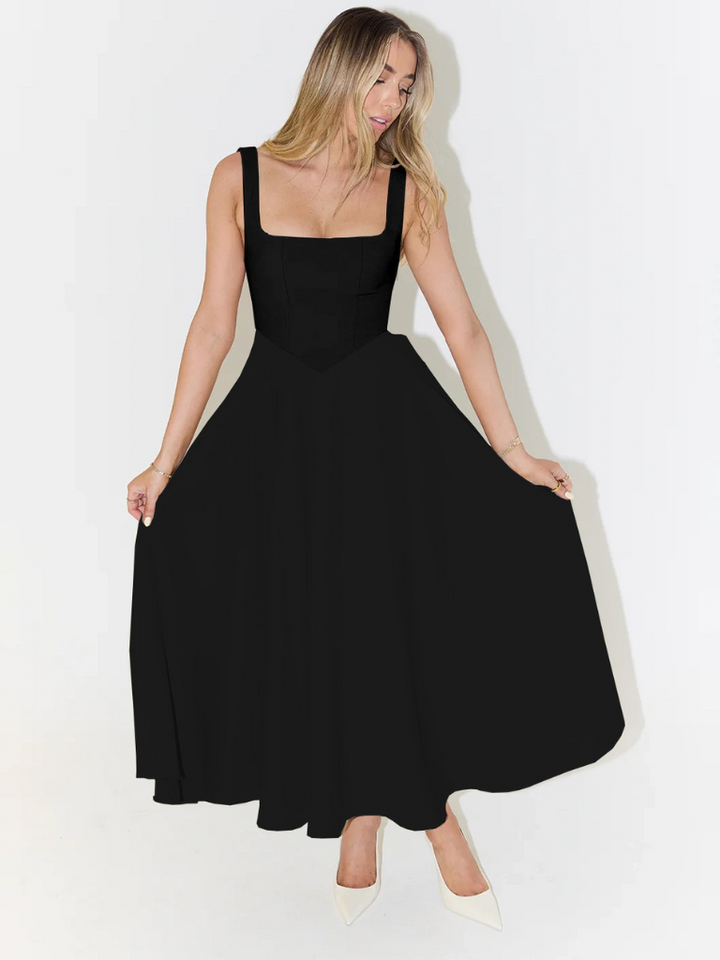 MELISA | Elegant Midi Dress with Feminine Silhouette