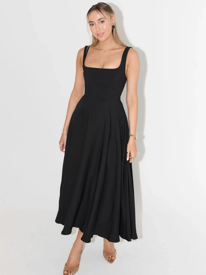 MELISA | Elegant Midi Dress with Feminine Silhouette