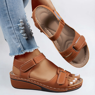 Margot | Strapped Wedge Sandals