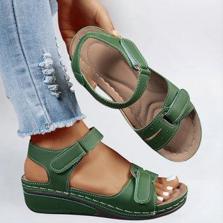 Margot | Strapped Wedge Sandals