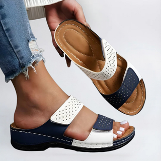 Lynn | Perforated Sandals