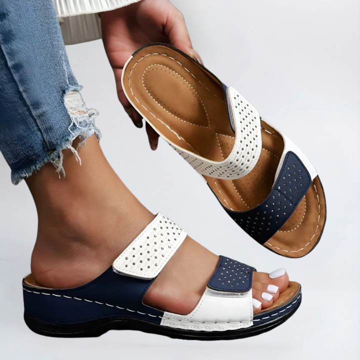 Lynn | Perforated Sandals