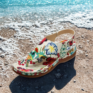 Flow | Floral-Print Sandals