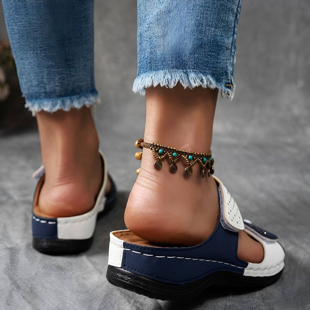 Lynn | Perforated Sandals