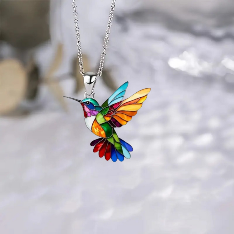 Kolibri | Elegant Hummingbird Necklace