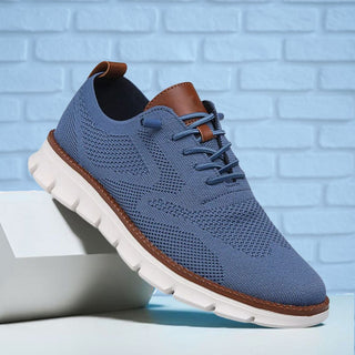 Gunnar | Breathable Everyday Shoes - Blue-White