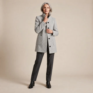 Naomi | Woolen Jacket with High Collar