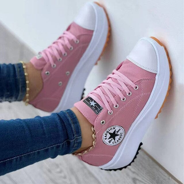 Lily | Classic Lace-Up Sneakers