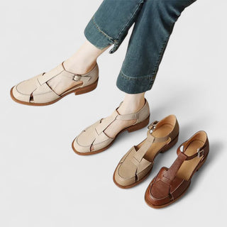 Scarlett | Women's Vintage Comfort T-Strap Sandals