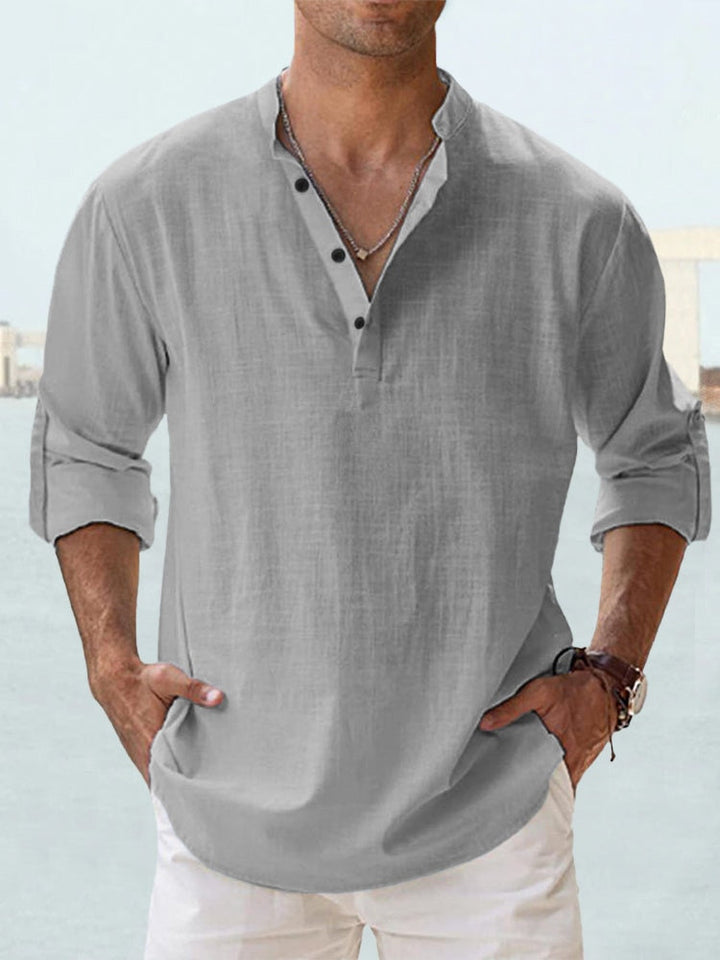 Leo | Breathable Linen Shirt