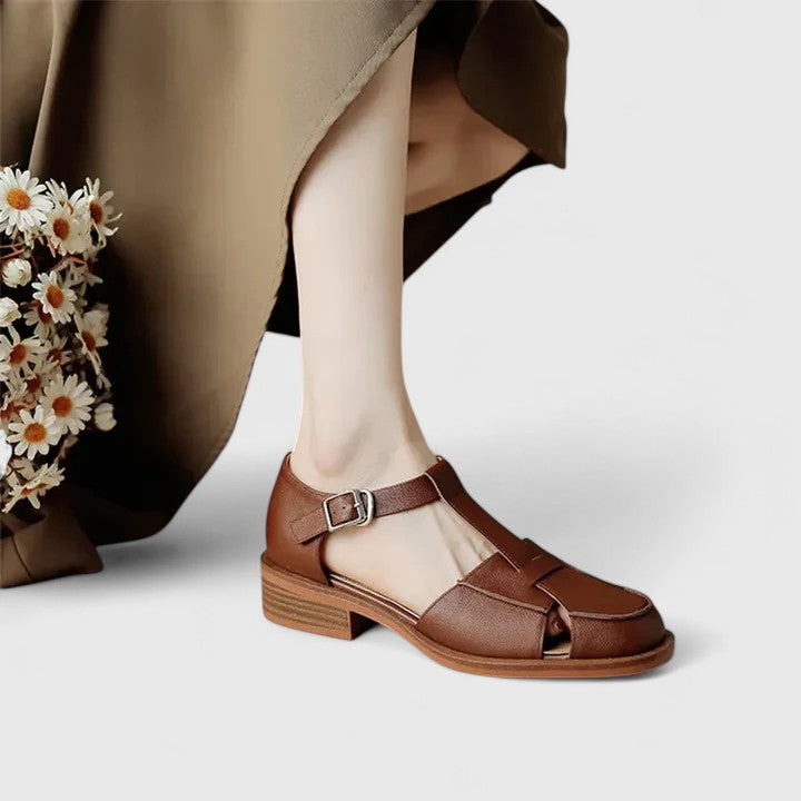 Scarlett | Women's Vintage Comfort T-Strap Sandals
