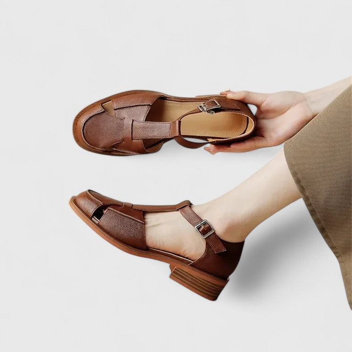 Scarlett | Women's Vintage Comfort T-Strap Sandals