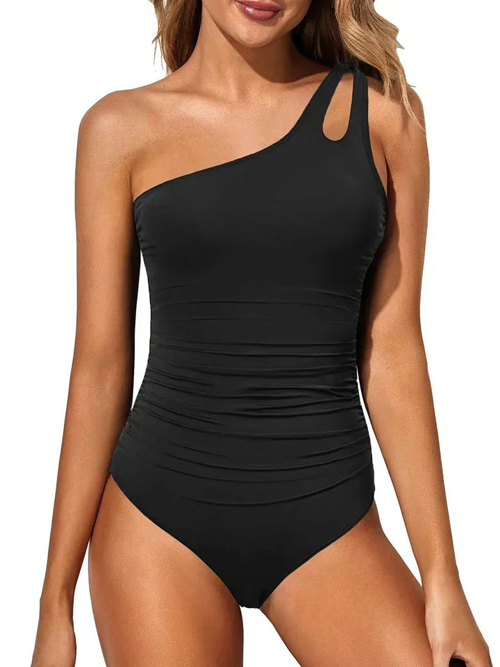 Xenia | Feminine One-Shoulder Swimsuit