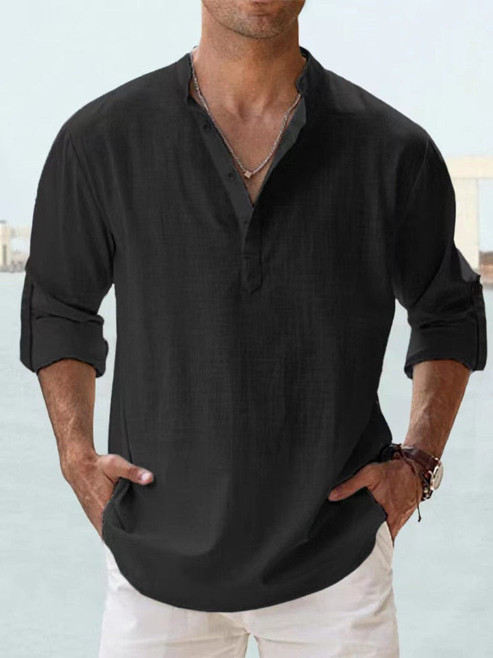 Leo | Breathable Linen Shirt