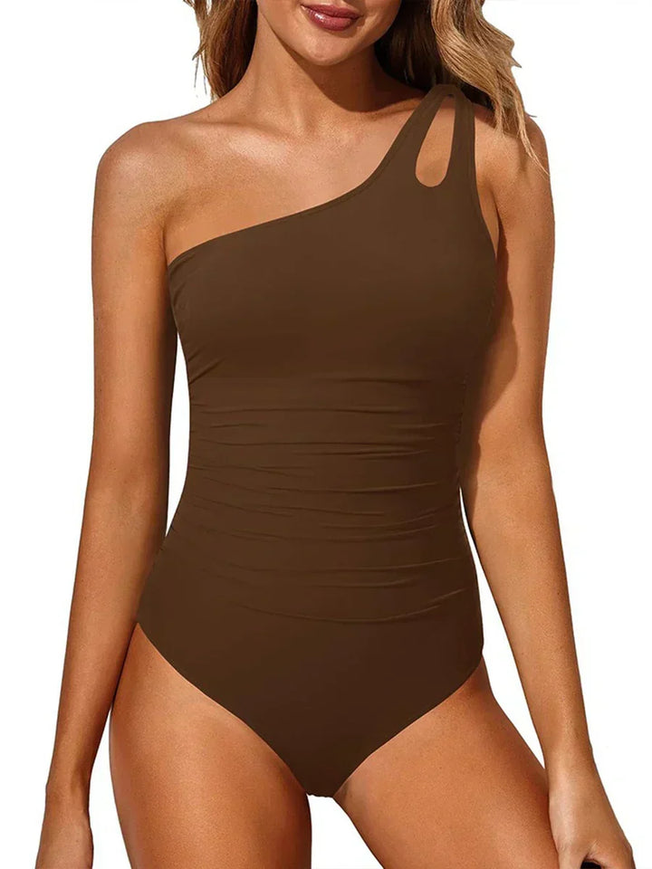 Xenia | Feminine One-Shoulder Swimsuit