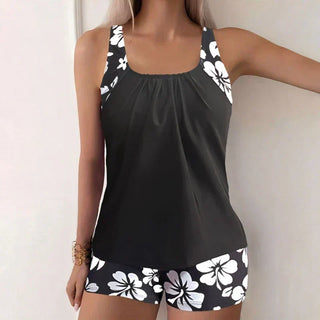 Tatjana | Hibiscus-Print Tankini