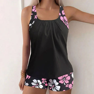 Tatjana | Hibiscus-Print Tankini