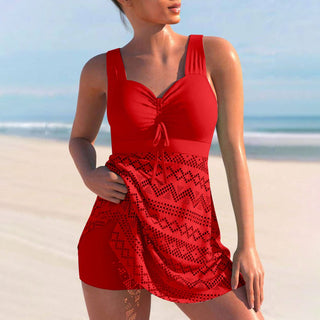 Evelin | Tankini with Lace Skirt