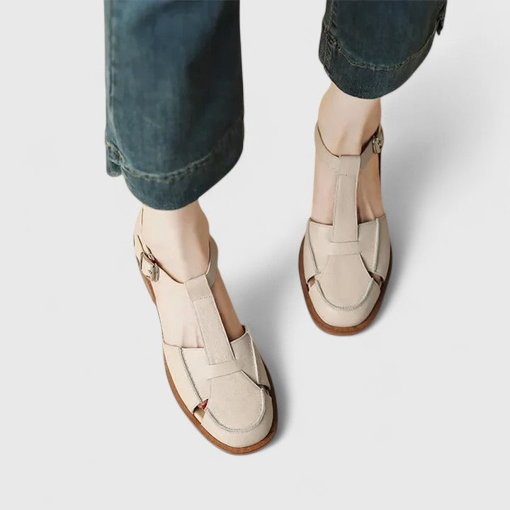 Scarlett | Women's Vintage Comfort T-Strap Sandals