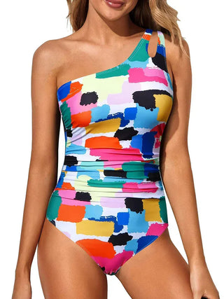 Xenia | Feminine One-Shoulder Swimsuit