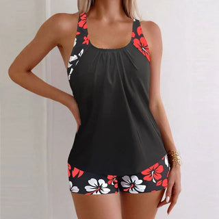 Tatjana | Hibiscus-Print Tankini