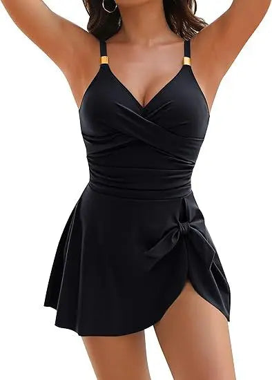 Yarrah | Swim Dress with Wrap Top