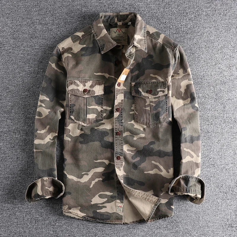 Adrie | Camo Shirt – Casual Button-Up Style