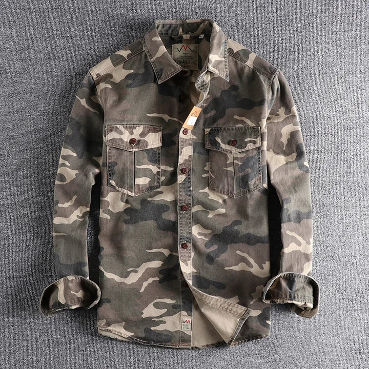 Adrie | Camo Shirt – Casual Button-Up Style