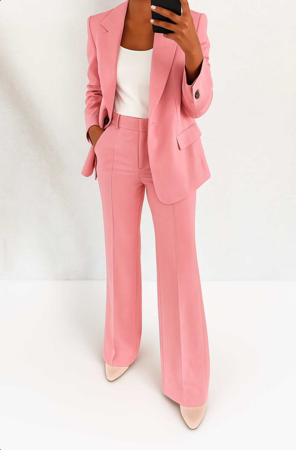 Valentina | Elegant Suit with Wide-Leg Trousers