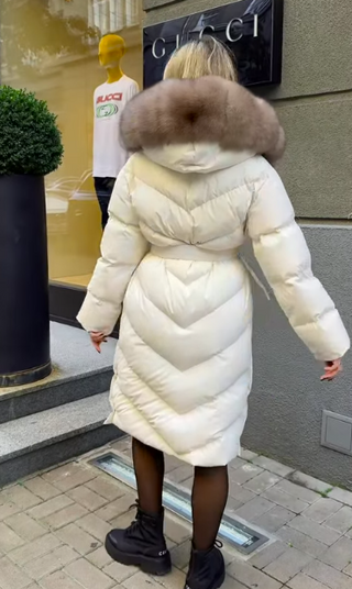 Christina | Elegant Casual Jacket with Faux Fur Collar
