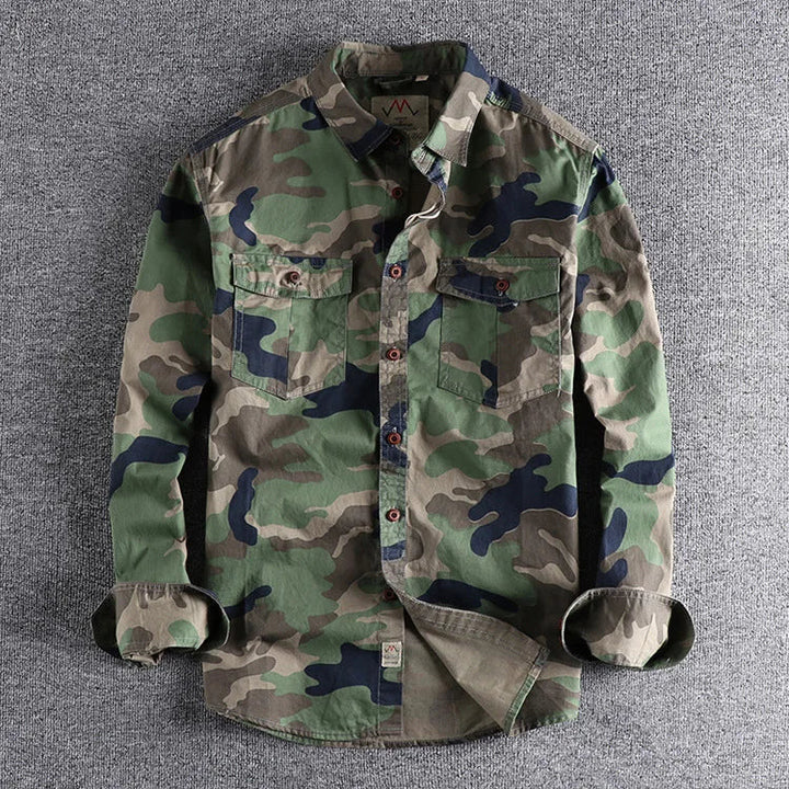 Adrie | Camo Shirt – Casual Button-Up Style