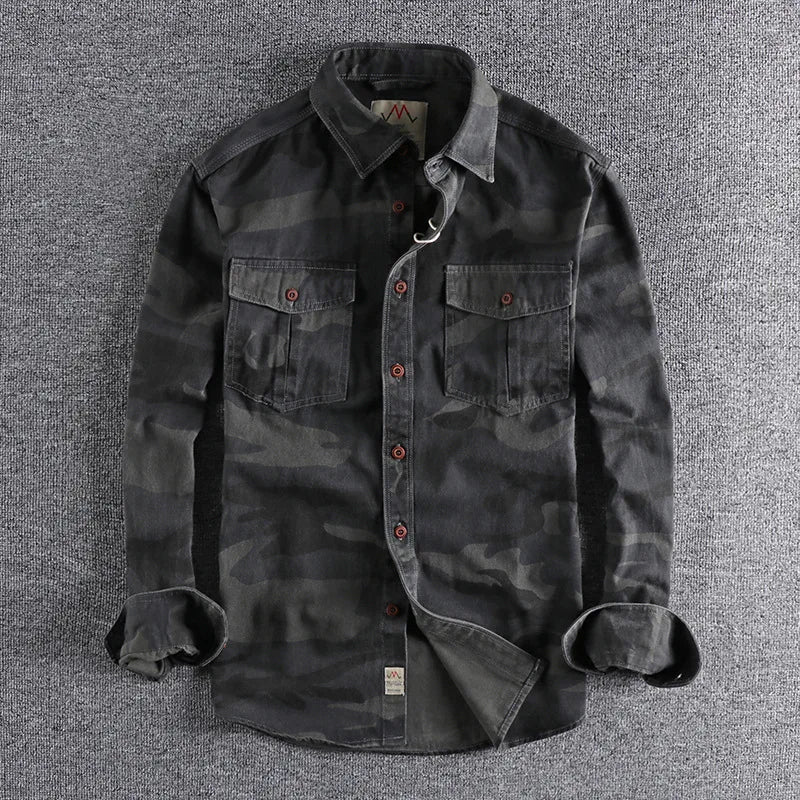 Adrie | Camo Shirt – Casual Button-Up Style