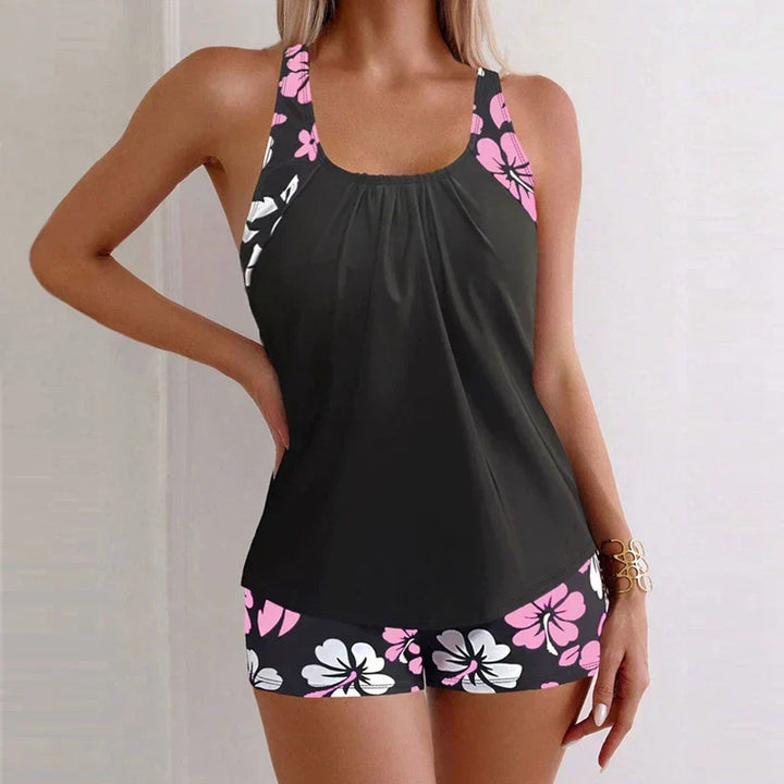 Tatjana | Hibiscus-Print Tankini