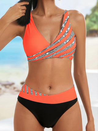 Viola | Striped Bikini