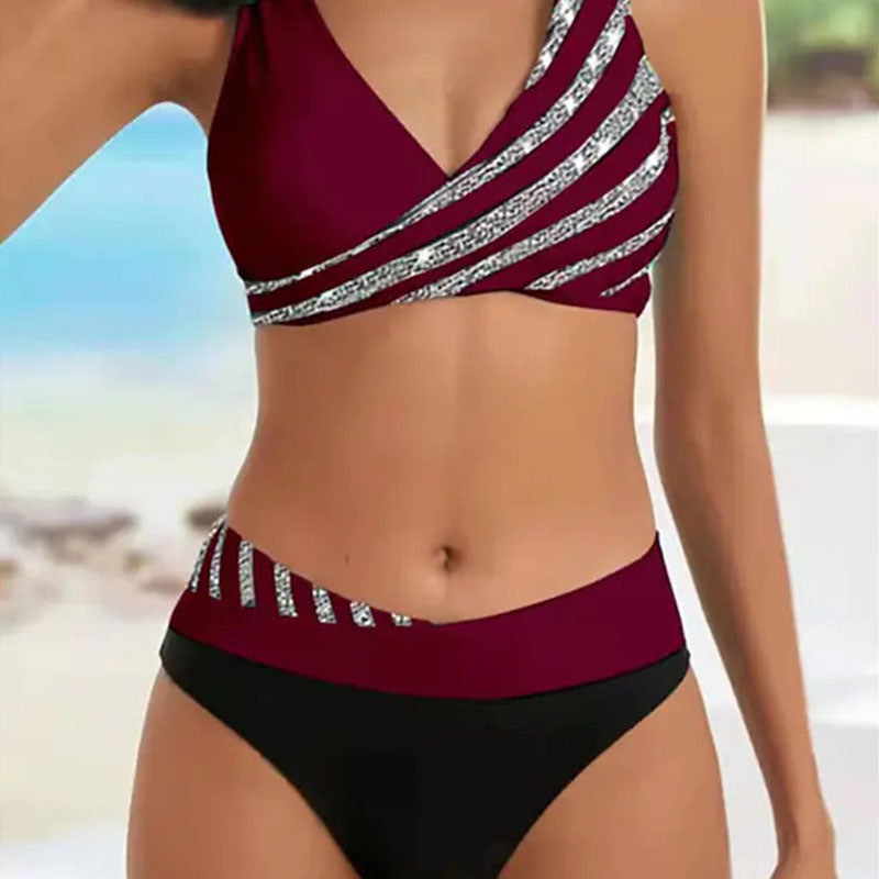 Viola | Striped Bikini