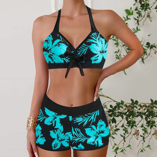 Dorothea | High-Cut Floral-Print Tankini