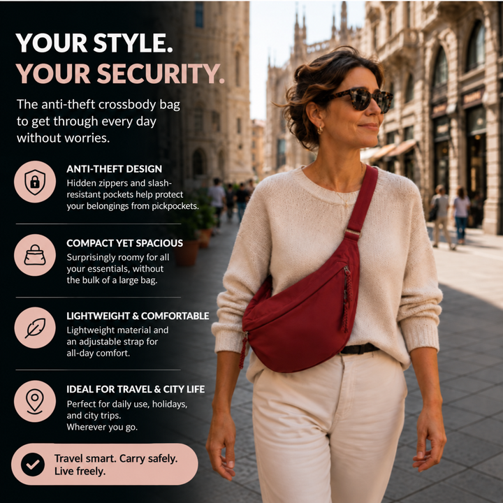 Rosa | Bordeaux Shoulder Bag