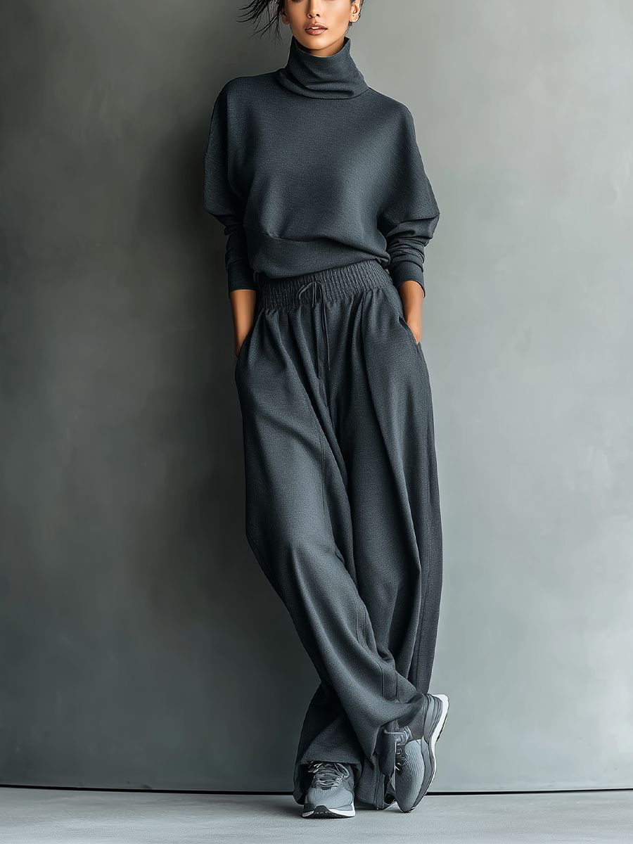 Elara | Chic Turtleneck Two-Piece Set
