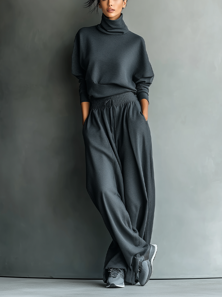 Elara | Chic Turtleneck Two-Piece Set