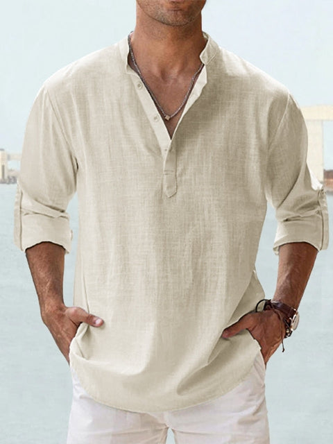 Leo | Breathable Linen Shirt