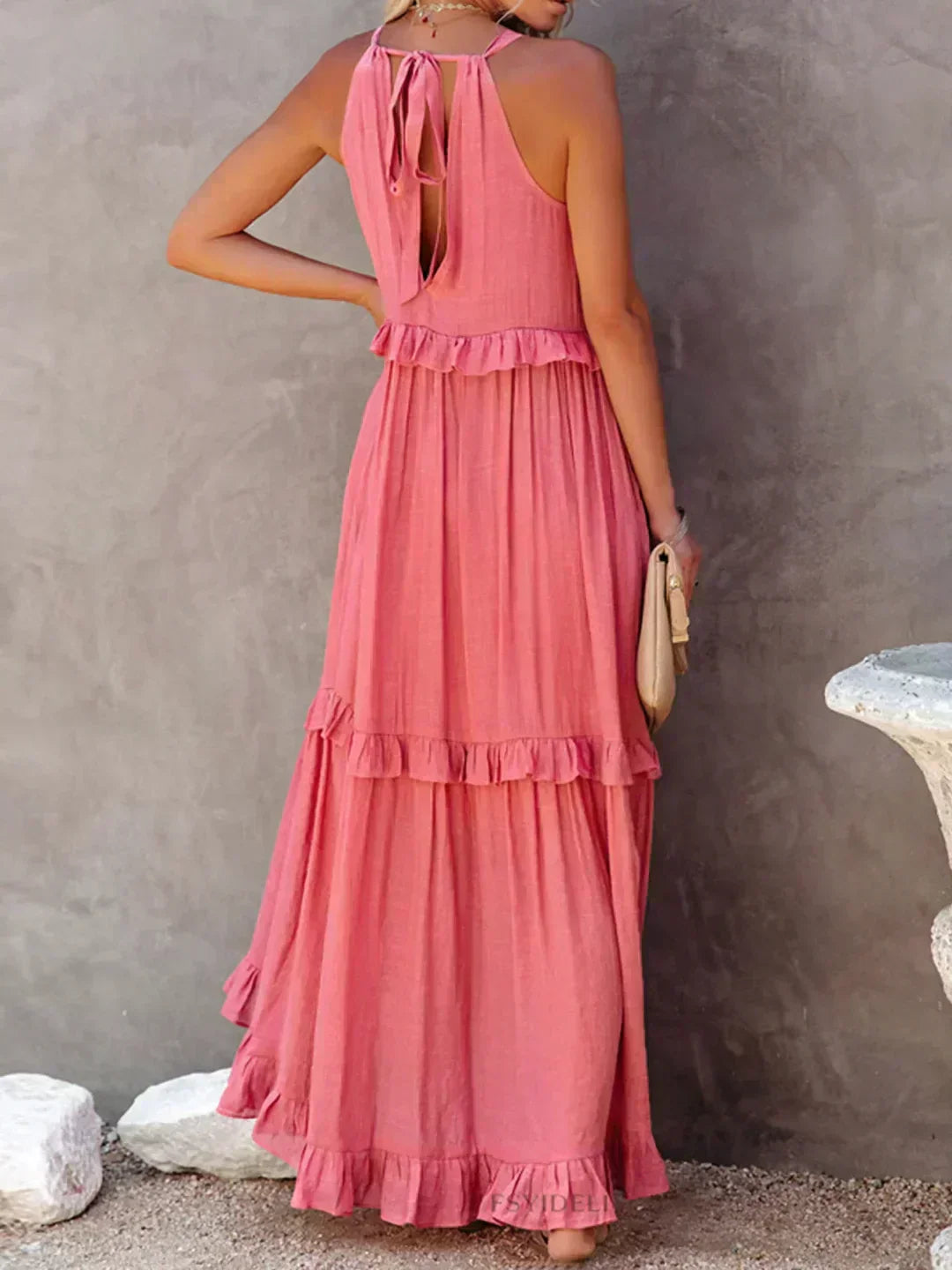 Lou | Elegant Sleeveless Dress with Ruffles