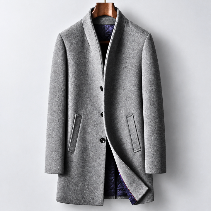 Sebastian | Quilted Longline Overcoat