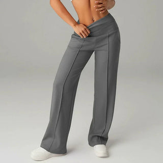 Alba | Straight-Cut Wide-Leg Pants