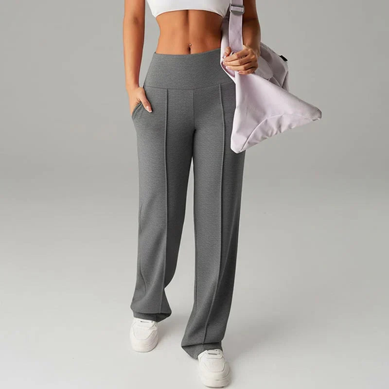 Alba | Straight-Cut Wide-Leg Pants
