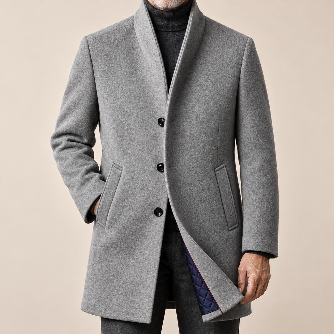 Sebastian | Quilted Longline Overcoat