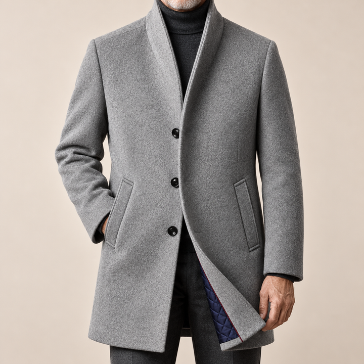 Sebastian | Quilted Longline Overcoat