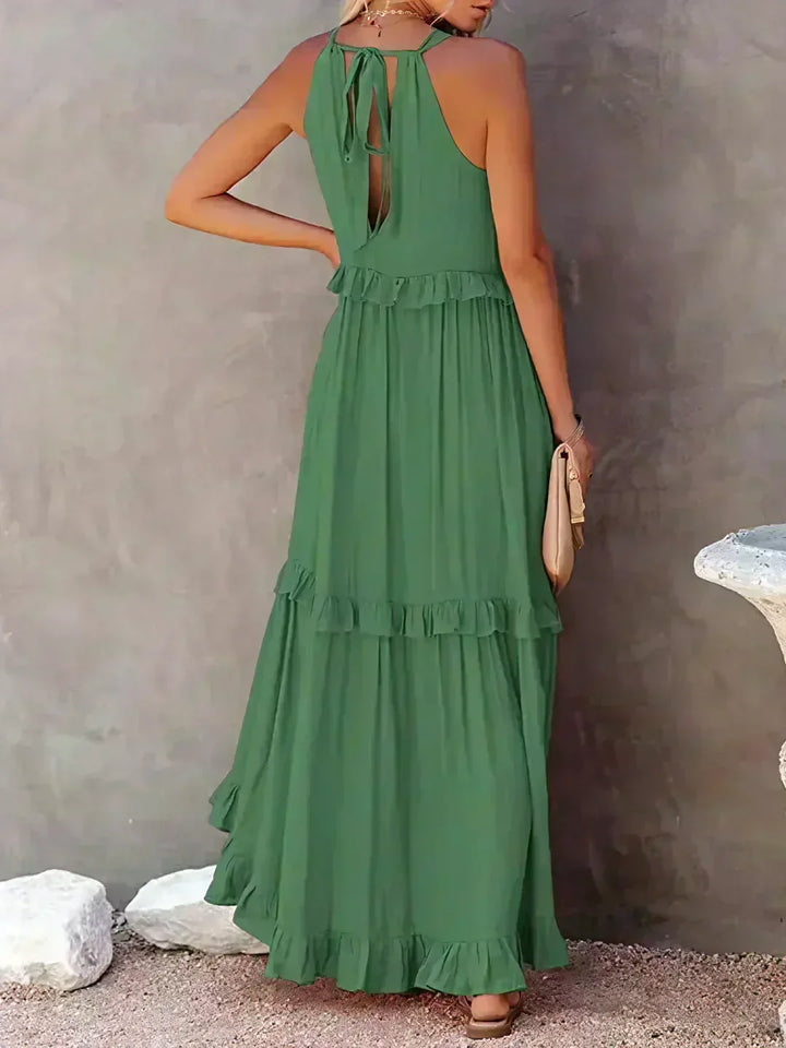 Lou | Elegant Sleeveless Dress with Ruffles