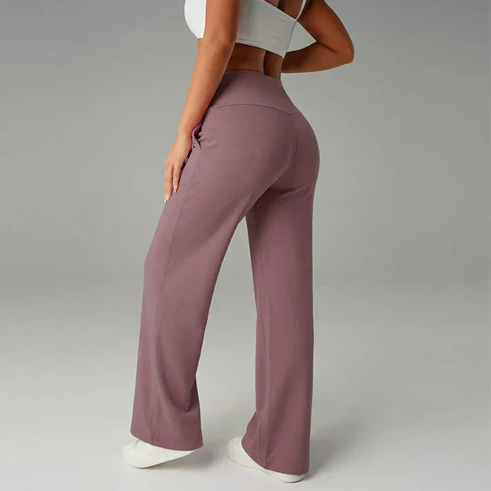 Alba | Straight-Cut Wide-Leg Pants
