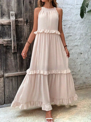 Lou | Elegant Sleeveless Dress with Ruffles